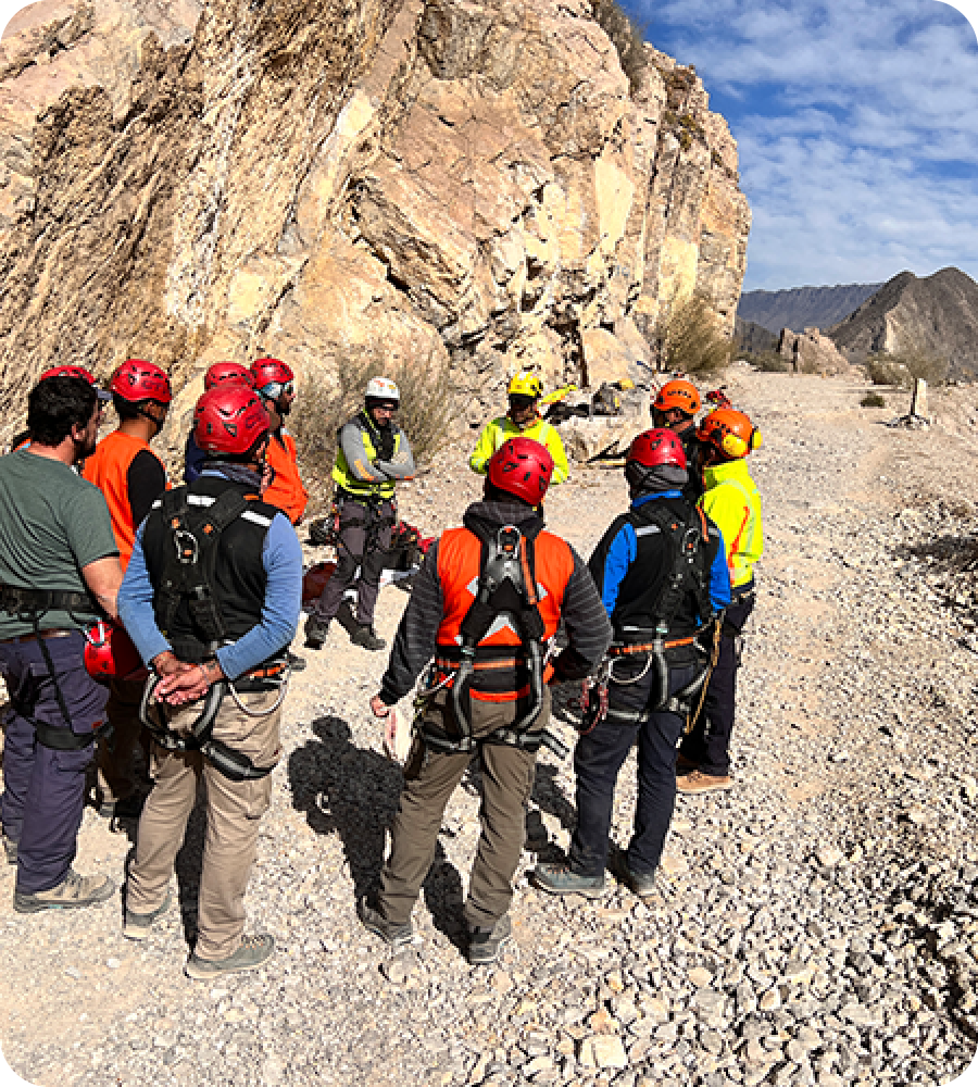 Equipo CURAM en capacitación